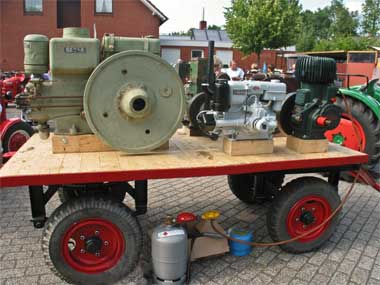 Anhnger voller Standmotoren